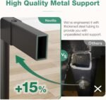 Novilla Queen Bed Frame, 14 Inch Metal Platform Bed Frame Queen Size with Storage Space Under Bed, Heavy Duty Steel Slat Support, Easy Assembly, No Box Spring Needed - Image 7