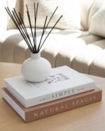 Beautiful Decorative Books - Set of 2 Boxes Enhance Your Coffee Table, Bookshelf or Mantel Shelf Decor - Aesthetic Fake/Faux Books for Modern Home Decoration, Photo Storage and as a Keepsake Box - Image 3