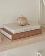 Beautiful Decorative Books - Set of 2 Boxes Enhance Your Coffee Table, Bookshelf or Mantel Shelf Decor - Aesthetic Fake/Faux Books for Modern Home Decoration, Photo Storage and as a Keepsake Box - Image 4