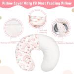 Hooyax Baby Waterproof Nursing Pillow Cover, Stretchy Nursing Covers for Breastfeeding Pillows, Adorable Infant Feeding Pillow Slipcover for Baby Boy and Girls (Rainbow) - Image 6