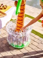 JOYIN 60" Inflatable Palm Tree Cooler, Beach Theme Decor, Pool Party Decorations, Luau Hawaiian Birthday Party Supplies, Ocean Jungle Tropical Themed Summer Outdoor Drink Cooler - Image 9