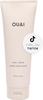 OUAI Curl Cream - Curl Defining Cream with Chia & Linseed Oil - Enhances Definition, Hydration & Shine - Tames Frizz & Protects from Humidity - Silicone-Free Curly Hair Products for Women (8 oz) - Image 2